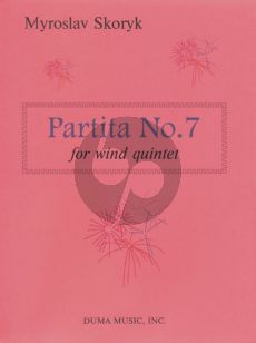 Skoryk Partita No.7 for Wind Quintet Score and Parts