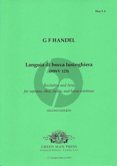 Handel Languia di bocca lusinghiera HWV 123 (Soprano- Oboe-Violin-Bc)