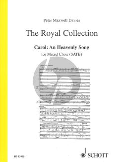 Carol: An Heavenly Song 2005 SATB-Organ (The Royal Collection)