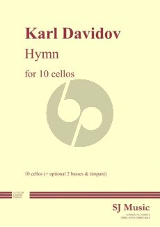 Davidoff Hymn for 10 Cellos (with opt. 2 Basses and Timps) (Score/Parts)