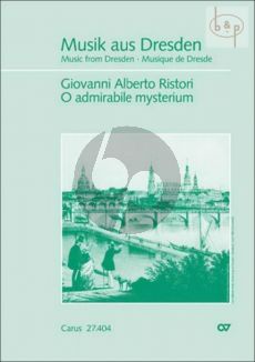 O admirabile mysterium (Motetto pastorale) (SSAA[soli/coro]- 2 Fl.- 02 Ob.- 2 Vi.-Va.-Bc) (Score)