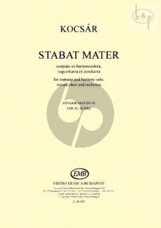 Stabat Mater (Sopr.-Baritone solo-SATB-Orch.)