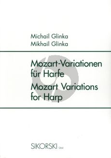 Glinka Mozart-Variationen fur Harfe