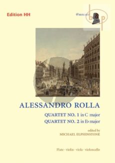 Quartets No.1 and 2 (C-major and E flat Major) (Flute-Vi.-Va.-Vc.)