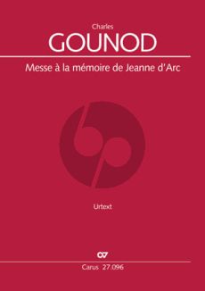 Gounod Messe à la mémoire de Jeanne d'Arc SATB soli-SATB-Orchester Partitur (Barbara Grossmann)