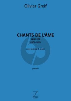 Greif Chants de l'âme Op. 310 Soprano-Piano