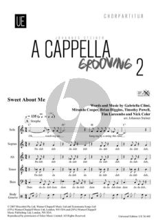 Steiner A Cappella Grooving 2 for Mixed Choir (SATB) a cappella