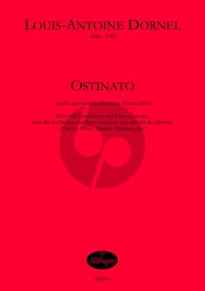 Dornel Ostinato - 8 Chaconnen und eine Passacaille für 1-3 Dessus und Bc (Part./Stimmen) (Olaf Tetampel)