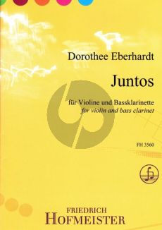 Eberhardt Juntos for Violin and Bass Clarinet