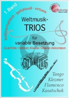 Weltmusik-Trios Band 1 für variables Ensemble (Partitur und Stimmen)