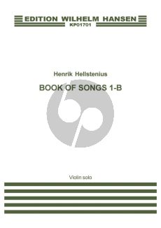 Hellstenius Book of Songs 1-B Violin