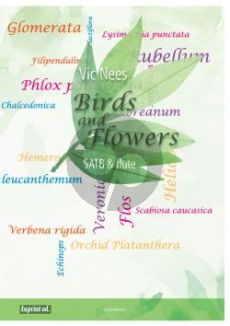 Nees Birds and Flowers for SATB and (Alto) Flute