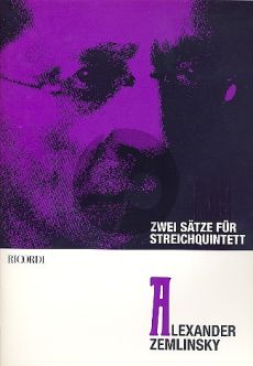 Zemlinsky 2 Satze Streichquintett (Partitur)