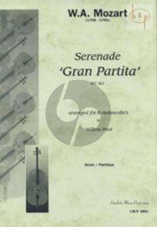 Serenade Gran Partita KV 361 (8 Violoncellos)