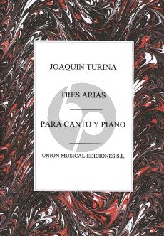 Turina 3 Arias Voice-Piano