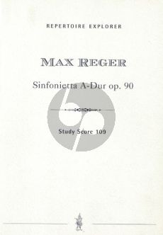 Reger Sinfonietta Op.90 Orchester Studienpart.