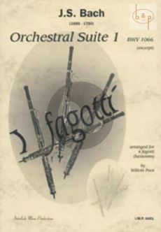 Orchestral Suite No.1 (movements) (4 Bassoons)