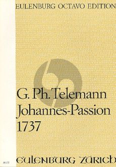 Telemann Johannes-Passion 1737 TWV 5:22 Soli-Chor-Orchester Partitur (Felix Schroeder)