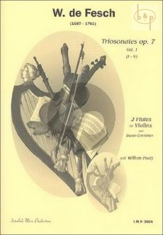 Triosonatas Op. 7 Vol. 1 2 Flutes [Violins] and Bc