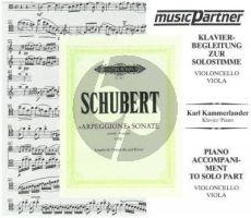 Schubert Sonate Arpeggione a-minor D.821 Violoncello and Piano (Bernhard Günther) (with play-along CD Music Partner)