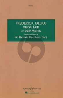 Delius Brigg Fair for Orchestra Study Score (An English Rhapsody) (Thomas Beecham)