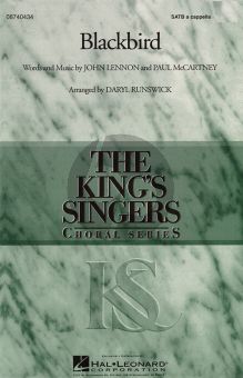 Lennon McCartney Blackbird - The King's Singers for SATB a Cappella (Arrangement by Daryl Runswick)