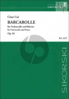 Barcarolle Op.81