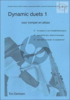 Derksen Dynamic Duets 1 Trumpet and Alto Saxophone (Score)