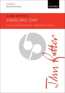 John Rutter Dancing Day SSA and Harp or Piano Vocalscore (A cycle of traditional Christmas carols)