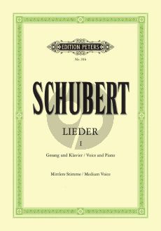 Schubert Lieder Vol. 1 Mittlere Stimme (Nach den ersten Drucken revidiert von Max Friedlaender) (Peters)