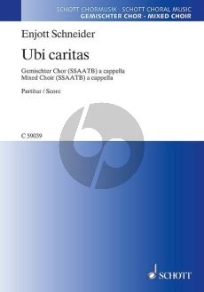 Schneider Ubi Caritas SSAATB (lat.)