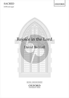 Bednall Rejoice in the Lord SATB and Organ