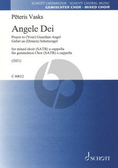 Vasks Angele Dei Gebet an Schutzengel fur gemischten Chor SATB