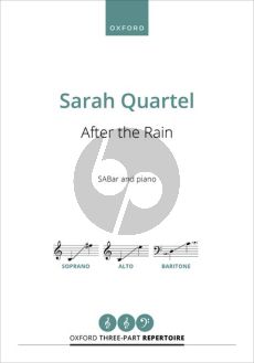 Quartel After the Rain SABar and Piano