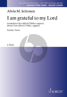 I am grateful to my Lord