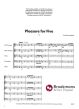 Schoonenbeek Pleasure for Five for Brass Quintet (Score/Parts)