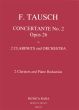 Tausch Concertante No.2 B-Major Op.26 (2 Clar.-Orch.)