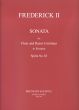 Grosse Sonata B-minor Spitta No.83 Flute-Bc (edited by Mary Oleskiewicz) (cont. by David Schulenberg)