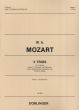 Mozart 5 Trios nach Vokal-Terzetten fur 3 Horner oder 2 Trompeten und Posaune Partitur und Stimmen (Herausgegeben von Friedrich Gabler)