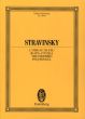 Strawinsky L'Oiseau the Feu / Firebird Version 1910 for Symphony Orchestra Study Score