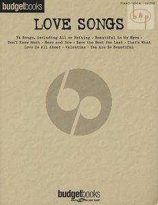 Budgetbooks: Love Songs Piano-Vocal-Guitar