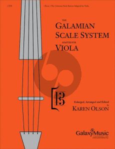 Galamian The Galamian Scale System for Viola (Enlarged, Arranged and Edited by Karen Olson)