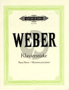 Weber Klavierstucke und Variationen Op. 7, 12, 21, 40, 62, 65, 72, 79Klavier (Louis Köhler, Adolf Ruthardt)