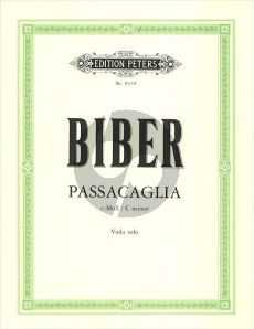 Passacaglia C-Moll (Viola allein) (herausgegeben Walter Lebermann)