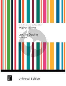 Blavet Leichte Duette (Easy Duets) 2 Flöten (edited by Marianne Betz)