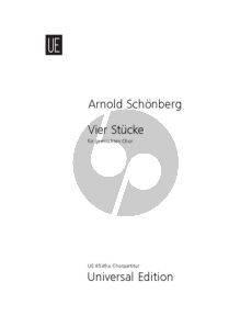 Schoenberg 4 Stucke Op. 27 SATB