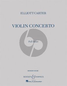 Carter Concerto for Violin and Orchestra Score