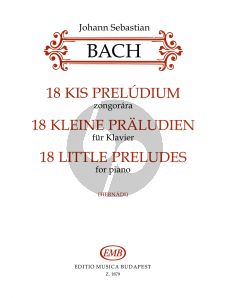 Bach 18 Short Preludes Piano