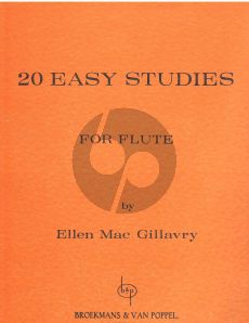 MacGillavry 20 Easy Studies for Flute