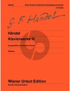 Handel Klavierwerke vol.3 Klavier solo (Williams) (Selected miscellaneous pieces)